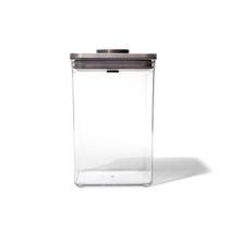 Pote Hermético Quadrado Steel Pop 4,2 Litros Oxo