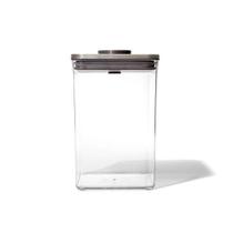 Pote Hermético Quadrado Steel Pop 4,2 Litros OXO