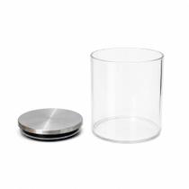 Pote Hermético Redondo de Vidro Borossilicato com Tampa de Inox 700ml - Lehavi Pote Hermético Redondo de Vidro Borossilicato com Tampa de Inox 700ml - Lehavi