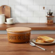 Pote Hermético Redondo Vidro (630 ml) Doce de Leite Pote Hermético Redondo Vidro (630 ml) Doce de Leite