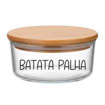 Pote Hermético Redondo Vidro (930 ml) Batata Palha