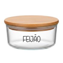 Pote Hermético Redondo Vidro (930 ml) Feijão Pote Hermético Redondo Vidro (930 ml) Feijão
