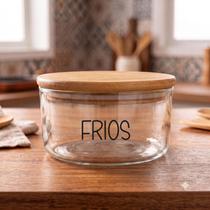 Pote Hermético Redondo Vidro (930 ml) Frios