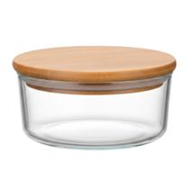 Pote Hermético Redondo Vidro (930 ml) Liso Pote Hermético Redondo Vidro (930 ml) Liso