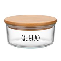 Pote Hermético Redondo Vidro (930 ml) Queijo Pote Hermético Redondo Vidro (930 ml) Queijo