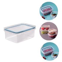 Pote Hermético Retangular 1,3l Trava Mais Plasutil Pote Hermético Retangular 1,3l Trava Mais Plasutil