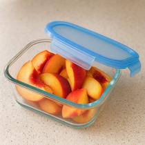 Pote Hermético Retangular de Vidro 370ml Armazenamento de Alimentos Cozinha Organizada e Livre de Umidade Pote Hermético Retangular de Vidro 370ml Armazenamento de Alimentos Cozinha Organizada e Livre de Umidade