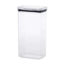 Pote Hermético Retangular Empilhável 2600 ml Cristal - Paramount