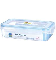 Pote Hermético Retangular Vasilha Plástica 1,1L Com Travas Pote Hermético Retangular Vasilha Plástica 1,1L Com Travas