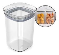 Pote Hermético Retangular Vedado Empilhavel 1 Litro - Ou Pote Hermético Retangular Vedado Empilhavel 1 Litro - Ou