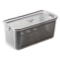 Pote Hermético Slim 4.225ml Cinza 34,5x31,5x13cm 1788 Paramount