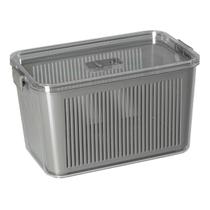 Pote Hermético Slim Multiuso 4.470 ML Cinza 1774 Paramount Pote Hermético Slim Multiuso 4.470 ML Cinza 1774 Paramount