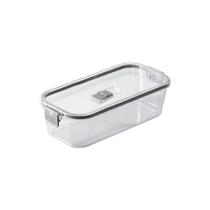 Pote Hermético Slim Multiuso 845 ML Cinza 22x10x6Cm 1782 Paramount Pote Hermético Slim Multiuso 845 ML Cinza 22x10x6Cm 1782 Paramount