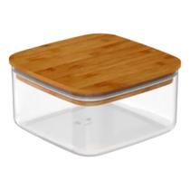 Pote Hermético Tampa em Bambu OU Keep Maxxi 1l Natural