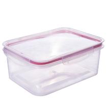 Pote hermético Trava Mais 2,6 litros vermelho Plasutil ref.13996 Pote hermético Trava Mais 2,6 litros vermelho Plasutil ref.13996