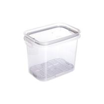 Pote Hermético Travas Escorredor Tampa Modular 1,8 Plástico Moderno Conservação Alimentos Versátil
