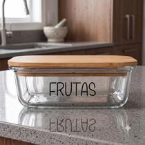 Pote Hermético Vidro (1 Litro) Frutas