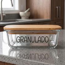 Pote Hermético Vidro (1 Litro) Granulado Pote Hermético Vidro (1 Litro) Granulado