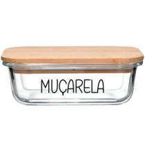 Pote Hermético Vidro (1 Litro) Muçarela Pote Hermético Vidro (1 Litro) Muçarela