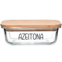 Pote Hermético Vidro (1,040 Litros) Azeitona Pote Hermético Vidro (1,040 Litros) Azeitona