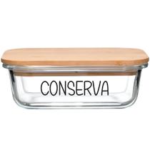 Pote Hermético Vidro (1,040 Litros) Conserva Pote Hermético Vidro (1,040 Litros) Conserva