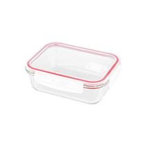 Pote Hermético Vidro 1L Transparente com Tampa Plasvale
