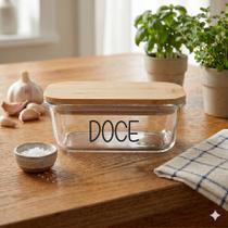 Pote Hermético Vidro (370 ml) Doce Pote Hermético Vidro (370 ml) Doce