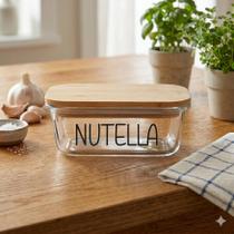 Pote Hermético Vidro (370 ml) Nutella Pote Hermético Vidro (370 ml) Nutella