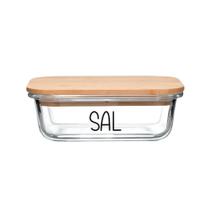 Pote Hermético Vidro (370 ml) Sal