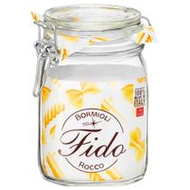 Pote Hermético Vidro Bormioli Rocco Fido 1 Litro Transparente Original Itália