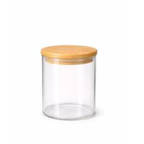 Pote hermético Vidro Borossilicato com tampa de Bambu 750ML Pote hermético Vidro Borossilicato com tampa de Bambu 750ML
