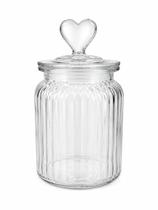 Pote Hermético Vidro Coração Flux 980ml Pote Hermético Vidro Coração Flux 980ml