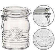 Pote Hermético Vidro Organizador 750ml Bormioli Rocco Officina 1825 Mantimentos Frescos Original Itália