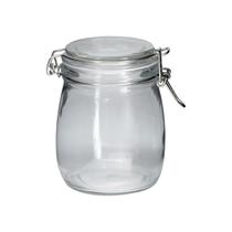 Pote Hermético Vidro Premium Redondo com Super Trava 830ml