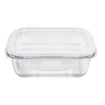 Pote Hermetico Vidro Retangular Branco 1,5l Wellmix Pote Hermetico Vidro Retangular Branco 1,5l Wellmix
