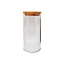 Pote Hermético Vika com Tampa Bambu Eco 1000ml - YOI Pote Hermético Vika com Tampa Bambu Eco 1000ml - YOI