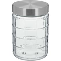 POTE HOME&CO VIDRO 1,2L 17x11x11cm TRANSPARENTE PORTA MANTIMENTOS