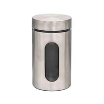 Pote Inox com Visor Vítreo - 1L - Mimo Style