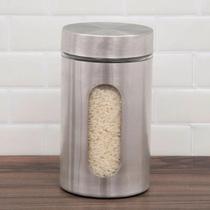 Pote Inox Visor Style Vítreo Fechamento Hermético 1 Litro Pote Inox Visor Style Vítreo Fechamento Hermético 1 Litro