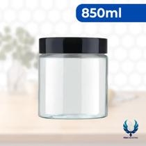 Pote Invicta Vidro Liso 850ml com Tampa de Rosca