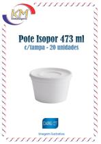 Pote isopor c/tampa 473 ml c/20 unidades - sorvete, açaí, caldos, salada de frutas (99915751) Pote isopor c/tampa 473 ml c/20 unidades - sorvete, açaí, caldos, salada de frutas (99915751)