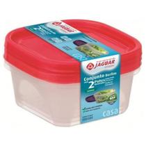 Pote Jaguar Quad Berlim Transparente Tampa 2 Peças 1.2Lt 0637