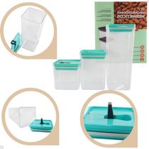 Pote Kit Organizador Hermético para alimentos 5 Litros