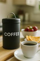 Pote lata de mantimentos industrial coffee - linha dom