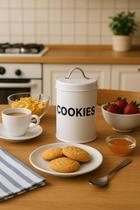 Pote lata de mantimentos industrial cookies - linha dom