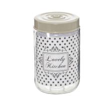 Pote Le Lovely em Vidro com Tampa Bege 660ml Pote Le Lovely em Vidro com Tampa Bege 660ml