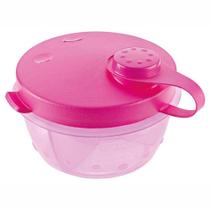 Pote Leite em Pó Plástico Rosa 280ML - Sanremo