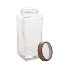 Pote Lyor Gastro de Vidro Rosé com Tampa de Acrílico 2,2L Pote Lyor Gastro de Vidro Rosé com Tampa de Acrílico 2,2L