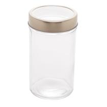 Pote Lyor Gastro Dourada de Vidro e Acrílico 580ml Pote Lyor Gastro Dourada de Vidro e Acrílico 580ml