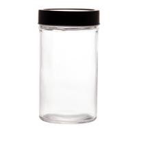 Pote Lyor Gastro Preta de Vidro e Metal e Acrílico 500ml Pote Lyor Gastro Preta de Vidro e Metal e Acrílico 500ml